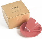 Porcelain Espresso Cup with Saucer, Espresso shot Cup, 80ml/2.7Oz, Pink