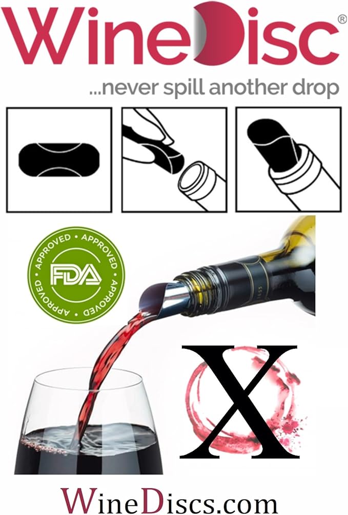 The Original Wine Disc - Drop Stopping Pour Spout (20)