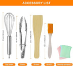 SICHI Mini Pancake Maker Machine with 550℉Heating and Timer Control, 25PCS Electric Commercial Dutch Pancake Baker with Nonstick,110V Dutch Pancake Cooker for Restaurant and Kitchen,Dessert Breakfast