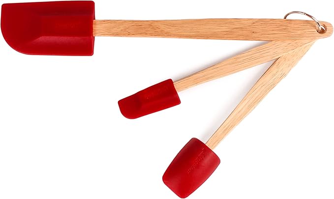 BergHOFF 9Pc Neo Cast Iron Cookware Set, Silicone Heat Spatulas, Matching Lid,Oven Safe Up To 400°F, Red