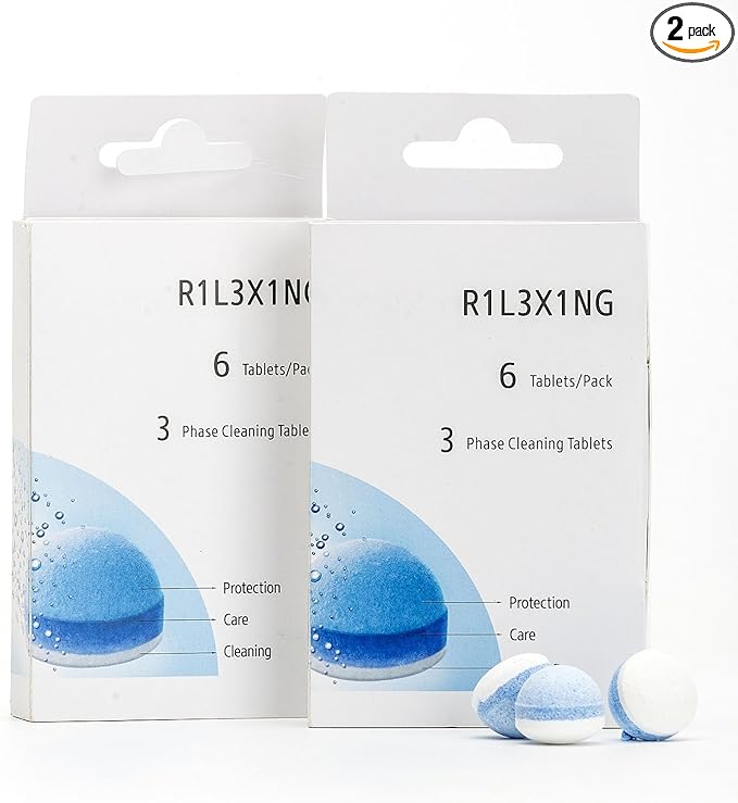 Cleaning Tablets for Espresso Machine, Replacement for Jura 3-Phase Descaling tablets 6 Count (Pack of 2)