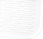 Silicone Dish Drying Mat for Multiple Usage,Easy clean,Eco-friendly,Heat-resistant Silicone Mat for Kitchen Counter or Sink,Refrigerator or Drawer Liner White 5XL 36inches x 18inches