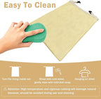 2-Pack Reusable Beeswax Bread Bags for Homemade Bread & Sourdough, Eco-Friendly Organic Food Storage Cloth Bag, Freezer-Safe & Freshness Preservation Longer, XL Large Capacity Portable (13’’x17’’)