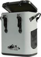 Magnetic Backpack Cooler Bag, Cold Retention Soft Coolers 30 Can Insulated Soft Sided Cooler with Waterproof Bag