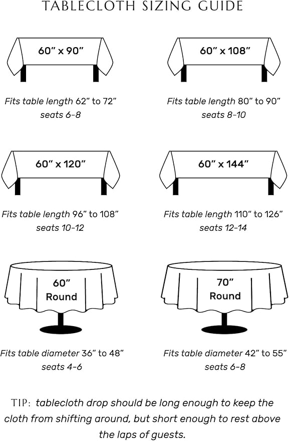 Solino Home Linen Tablecloth 54 x 72 Inch - 100% Pure Linen Champagne Beige Table Cloth for Rectangle Tables - Athena, Machine Washable Tablecloth for Summer, Fall, Autumn