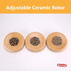 Salt Pepper Grinder Mill Arcylic,the Best Peppercorn Grinder with Adjustable Mill-Clear