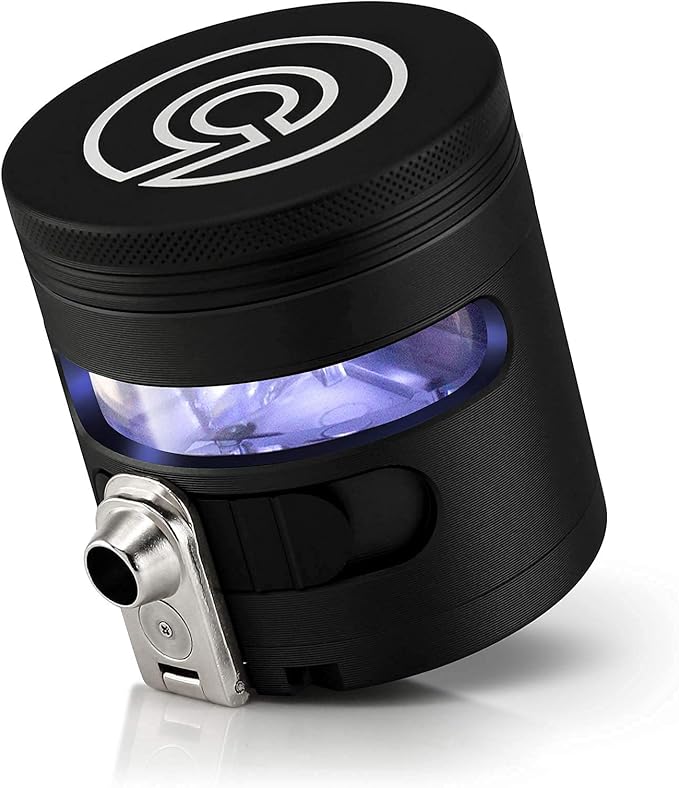 Cloudious9 - Tectonic9 Manual Grinder Automatic Dispenser Large 2.5" Aluminum Alloy (Black), For Home & Kitchen Only