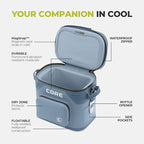 CORE Magnetic Leak Proof Soft Cooler with Waterproof Zipper | Insulated Bag Portable Ice Chest Box | Best Soft Cooler for Food & Beverages for Tailgating, Car Camping, Travel, and Family Beach Picnics