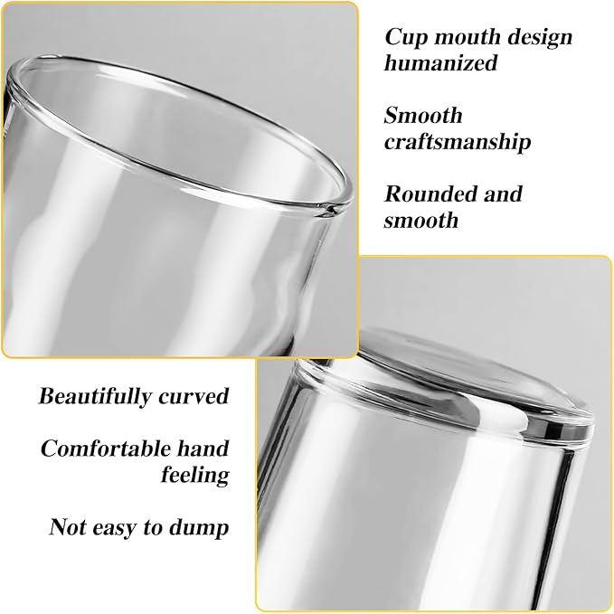 20 oz Beer Glasses Set of 2- Easy to Stack & Lead-Free Classic British Pint Glasses Large Pub Craft Beer Glass for IPA, Pilsner,Clear Tall Glass Cups Great Beer Gifts for Men-Dishwasher Safe