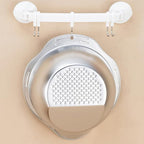 Rice Washer Strainer Bowl - 4-in-1 Washing Bowl for Quinoa, Stainless Steel Side Drainers Colander for Cleaning and Rinsing Fruits, Vegetables, and Beans - Versatile Kitchen Tool
