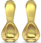 BALCI - Stainless Steel Coffee Scoop Set (2&2 Tablespoon, 30ml and 30ml) Exact Measuring Spoons for Coffee, Tea, Sugar, Flour and More! - Gold …