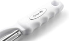 Spring Chef Premium Swivel Vegetable Peeler, Comfrotable Handle and Ultra Sharp Stainless Steel Blades - Perfect Kitchen Peeler For Veggie, Fruit, Potato, Carrot, Apple - White