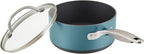Anolon Achieve Hard Anodized Nonstick Cookware Pots and Pans Set, 9 Piece - Teal