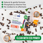 Nespresso Compatible Cleaning Pods. 5 Cleaner Capsules. Improved Coffee Flavor. For Nespresso Originaline, Use with Descaling Kit.