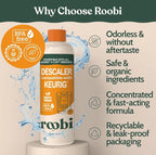 Roobi Keurig Compatible Descaling Solution. Specially Formulated for Descaling & Cleaning. 2 Uses per Bottle, 2 Pack. Carbon Neutral Keurig Descaling Kit.