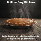 1000-Pack 9" Foil Pie Pans - Medium 1" Depth Disposable Aluminum Pie & Tart Pans with Full Curl Rim - For Bulk Baking, Portion Prep, To-Go Meals, Market Stands & Foodservice Lines