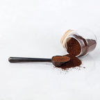 Easyworkz Stainless Steel Long Hollow Handle Coffee Scoop,7g Measuring Spoon for Ground Coffee and Loose Leaf Tea, Gunmetal Black