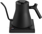 Fellow Stagg EKG Pro Electric Gooseneck Kettle - Pour-Over Coffee and Tea, Quick Heating, Precise Temperature Control, Scheduling, Built-in Brew Timer, Matte Black, 0.9 Liter