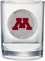 Heritage Pewter Minnesota Double Old Fashion | Double Rocks Glass 14 OZ for Liquor | Expertly Crafted Pewter Glass