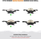 Stanbroil Cooking Griddle Insert for Weber Q200/Q2000 Series Grills, Full Size Nonstick Griddle Plate for Weber Q200, Q220, Q2000, Q2200 Grills