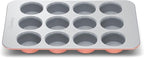 Caraway Non-Stick Ceramic 12-Cup Muffin Pan - Naturally Slick Ceramic Coating - Non-Toxic, PTFE & PFOA Free - Perfect for Cupcakes, Muffins, and More - Perracotta