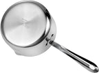 10 Ounce Kitchen Induction Stainless Steel Milk Pot Saucepan Oil Chocolate Sauce Pan Butter Warmer Pot (300 ml)