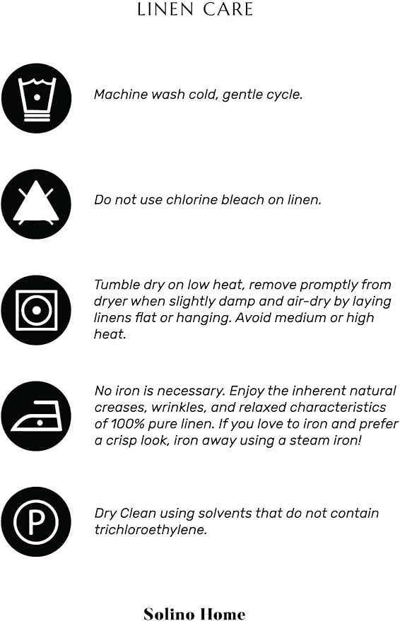 Solino Home Linen Table Runner 72 Inches Long - 100% Pure Linen Birch Table Runner 14 x 72 Inch for Summer, Fall, Autumn - Fete