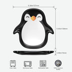 Penguin Spoon Rest for Stove Top – Ceramic Utensil Holder for Kitchen Counter – Cute Cooking Spoon Rest, Spatula Holder, Snack Dish – Unique Kitchen Gift for Holidays, Housewarming