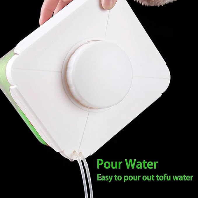 Tofu Press,Adjustable Tofu Press for All Kinds of Tofu and Cheese,Easily Remove Water from Silken/Firm/Extra Firm Tofu,Dishwasher Safe & BPA-Free,Elevate Your Dishes