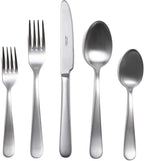 Signature Stainless Steel Flatware 20-Piece Set - Service for 4, Premium Stainless Steel with Weighted Handles, Dishwasher Safe, Everyday or Special Occasion Cutlery (Satin Finish)