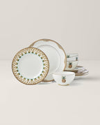 Lenox 896692 British Colonial Bamboo 12-Piece Dinnerware Set