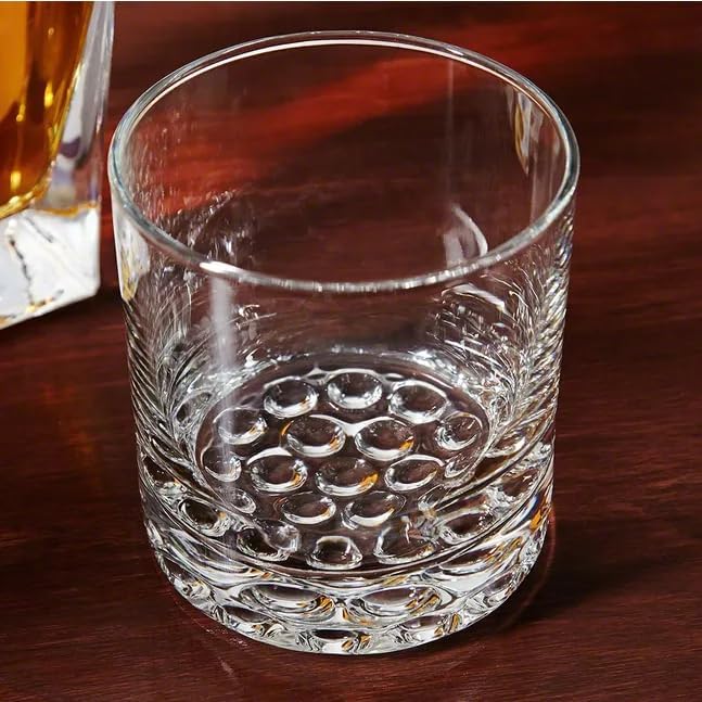 HomeWetBar Liquor Glass Set of 4 for Whiskey, Bourbon, and Cocktails. Perfect Set for Whiskey Lovers