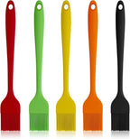 Silicone Basting Pastry Brushes, 5 Pack Heat Resistant Cooking Brush for Oil Butter Sauce, Food Brush for BBQ Grill Barbeque Kitchen Baking Cooking
