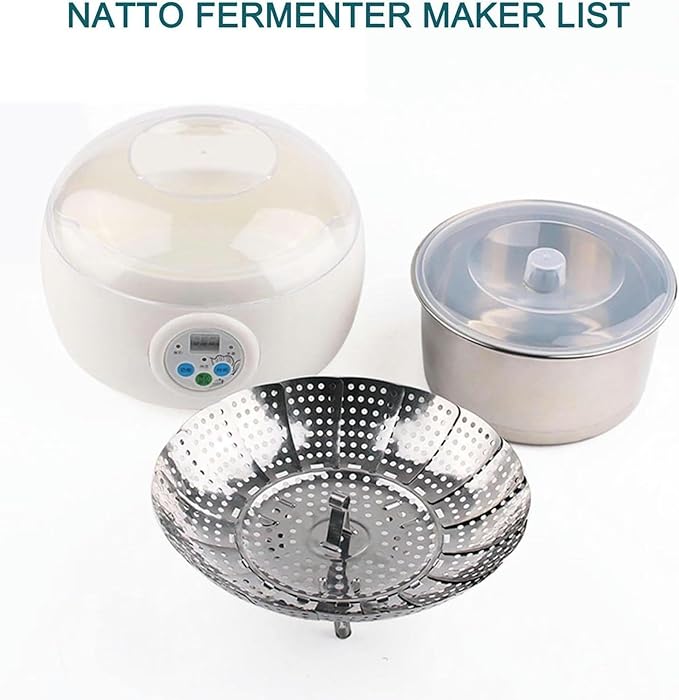 Electric Yogurt Maker - Constant Temperature Control Fermentation Machine with 1.5L Stainless Steel Container for Natto and Rice Wine