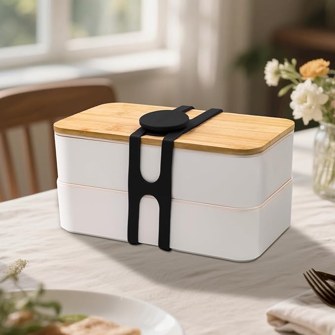 Silicone Latch Strap for Slow Cooker Lid, Pot, Bento Box, 21.65 In Reusable Elastic Self-Lock Silicone Tie for Bundling or Organizing Curtain, Cords, Yoga Mat, Camping Mat, 4pcs (Black)