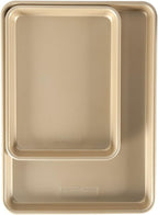 Nordic Ware Naturals NonStick Half Sheet and Quarter Sheet Set 24 inches