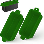 2 PCS Silicone Grease Cup Liners for Blackstone 36 28 22 17 Inch Griddle,Reusable Grease Catcher Cup Liner Grill Grease Tray,Durable Drip Pans Blackstone Griddle Accessories,Green