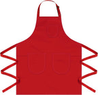 Unisex Apron with Pockets for Cooking, Salon & Art - 100% Cotton Adult Kitchen, Chef, Stylist Apron