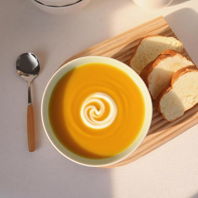 6-Piece Pasta Bowls 24 oz, Green Porcelain Bowls 6 inch, Microwave Oven Dishwasher Safe Scratch Resistant