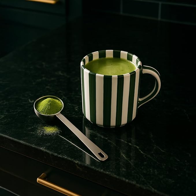 Coffee Scoop Set – 30ml Curved & 15ml Round Stainless Steel Measuring Spoons – Dual Design for Perfect Coffee Tea, & More – Ergonomically Balanced Handles