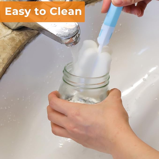 DHSBTLS Glass Regular Mouth Mason Jars, 24 Pack 10 oz Glass Canning Jars with Silver Aluminum Lids and Bands, Airtight Jars for Food Storage, Canning, Overnight Oats, Fermenting, Pickling, Decor