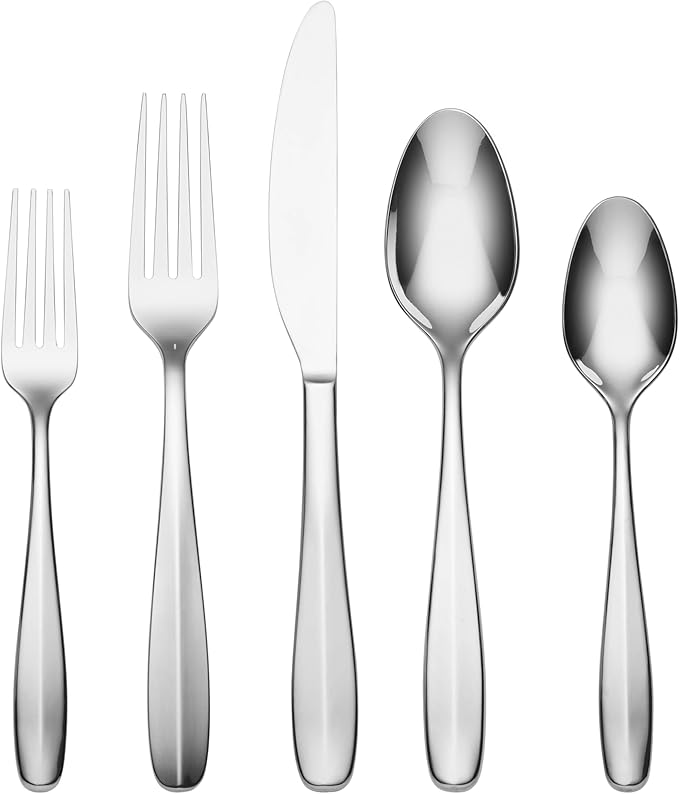 Oneida 896125 Oakwood 20 Piece Everyday Flatware Set, Service For 4