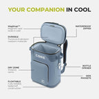 CORE Magnetic Leak Proof Soft Cooler with Waterproof Zipper | Insulated Bag Portable Ice Chest Box | Best Soft Cooler for Food & Beverages for Tailgating, Car Camping, Travel, and Family Beach Picnics