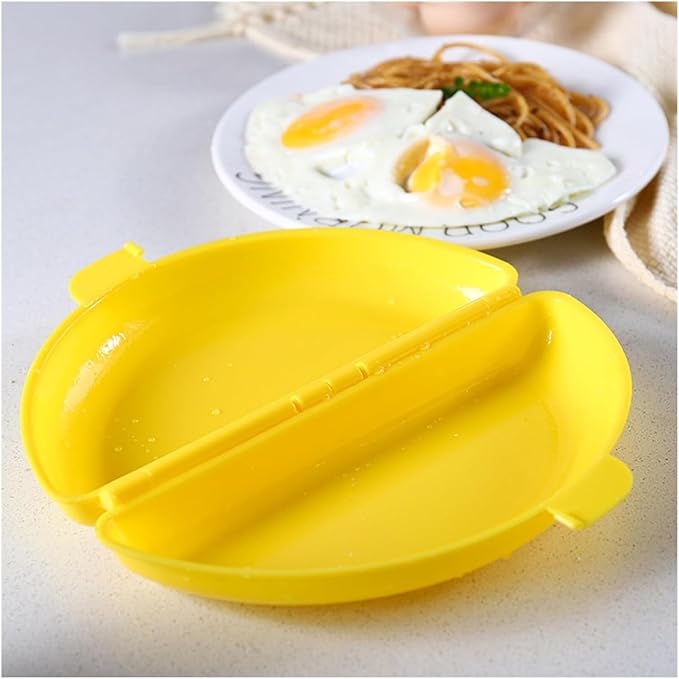 Omelette Maker, Omelette Mould, Silicone Egg Microwave Cooker, Non-Stick Egg Pan & Poacher For Breakfast Sandwiches, Non-BPA Oven/Microwave Safe Mold