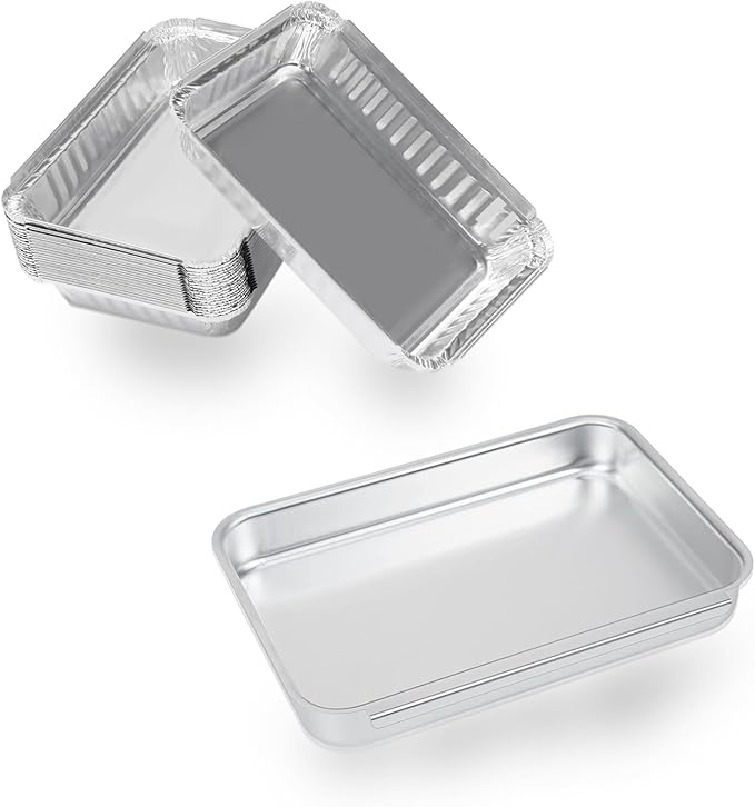 93305 Catch Pan for Weber Genesis II e-310 e-315 e-325 e-330 e-335, Drip Pan for Weber Spirit 200/300 Series Gas Grill 83156 Grease Tray with 10-Pack Drip Pans Liner for Weber Replacement Parts