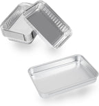 93305 Catch Pan for Weber Genesis II e-310 e-315 e-325 e-330 e-335, Drip Pan for Weber Spirit 200/300 Series Gas Grill 83156 Grease Tray with 10-Pack Drip Pans Liner for Weber Replacement Parts