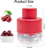 Cherry Pitter Multiple, Push Type Cherry Corer Multiple, Kitchen Cherry Jam 7 Holes Multi Pitter Tool, 7-in-1 Cherry Seed Remover Quick Portable Cherry Pitting Tool