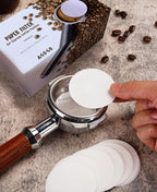 AGOGO Replacement Paper Coffee Filter Packs 1000 Count, Round Coffee Maker Filters, Compatible with Espresso Makers and Moka Coffee Pot,Four Sizes 56mm