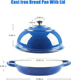 ﻿CUKOR 7QT Dutch Oven Pot With Lid, Enameled Cast Iron Dutch Oven For Bread Baking, Non-Stick Bread Pot for Oven/Stovetop (Roast, Braising, Stewing, Soups)