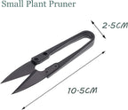 JINJIAN Bonsai Pruning Scissors 6PCS - Small Pruner Shears Bud Leaves Trimmer Garden Shears for Plants, Gardening Clippers for Flower Bonsai Trimming Pruners Trimmers Secateurs(BLACK)